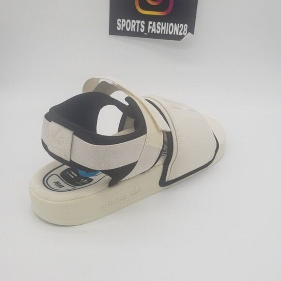 adidas x Pharrell Williams Adilette 2.0 'Black' GZ1892 Size Men 10 / Wmn 11 - Picture 4 of 7